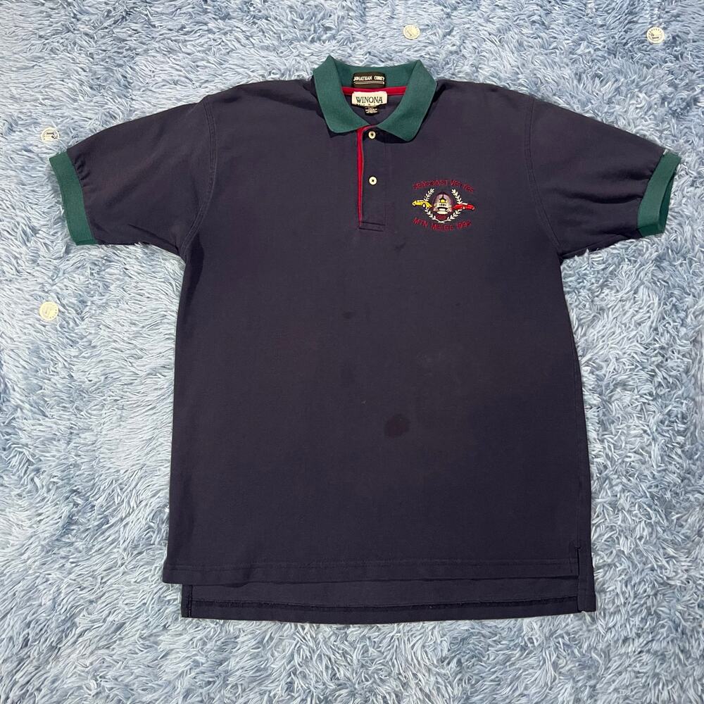 VINTAGE Seacoast Vettes MTN Melee 1998 Polo Shirt Size Large Mens Retro 90s